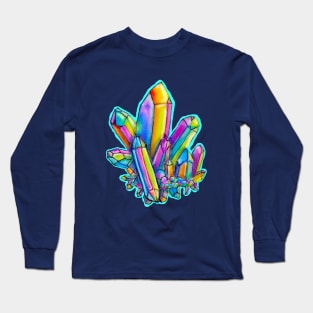 Colorful Crystals Long Sleeve T-Shirt